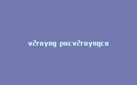 v2rayng pacv2rayngcore最新版本共享-v2rayng