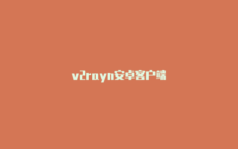 v2rayn安卓客户端
