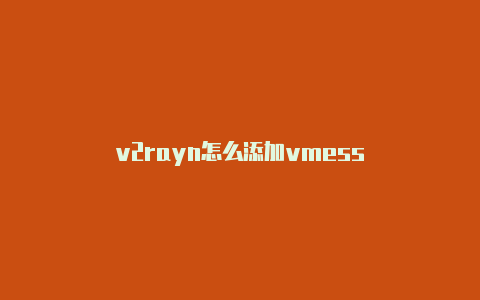 v2rayn怎么添加vmess-v2rayng