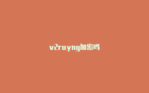 v2rayng加密吗-v2rayng