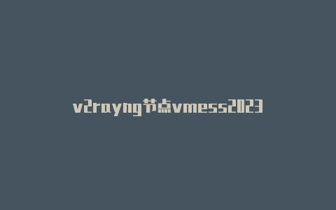 v2rayng节点vmess2023-v2rayng