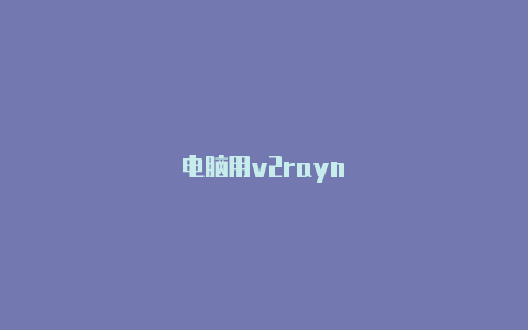电脑用v2rayn