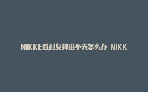 NIKKE胜利女神进不去怎么办 NIKKE胜利女神进不去打不开解决方法【v2rayn订阅设置】-v2rayng
